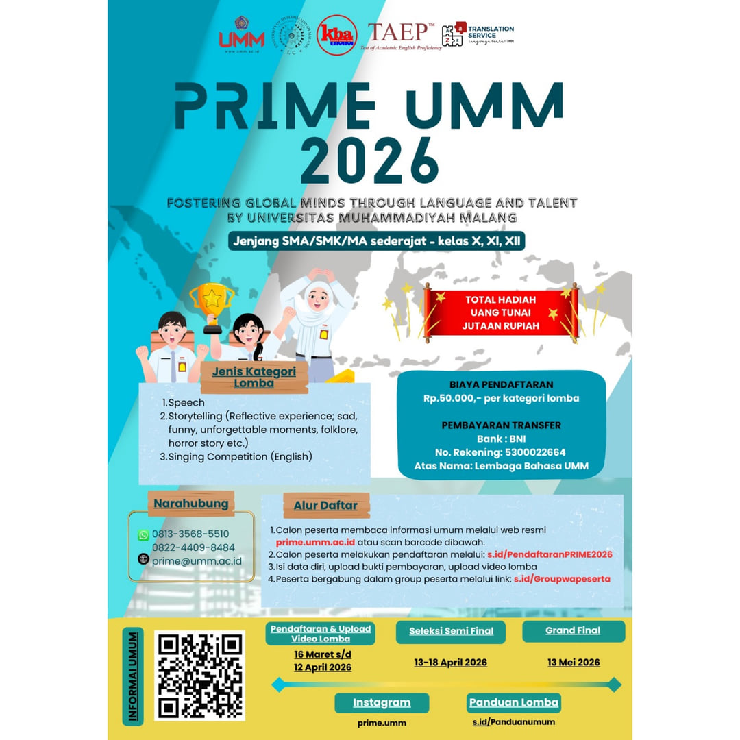 PRIME UMM 2026 - Poster 2