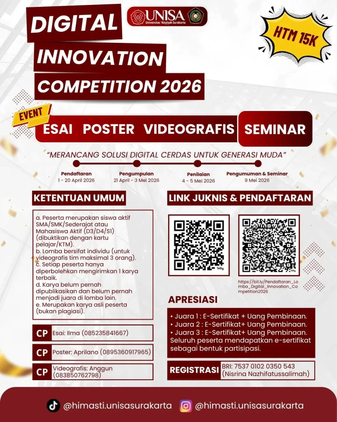 Digital Innovation Competition 2026 - Poster 2