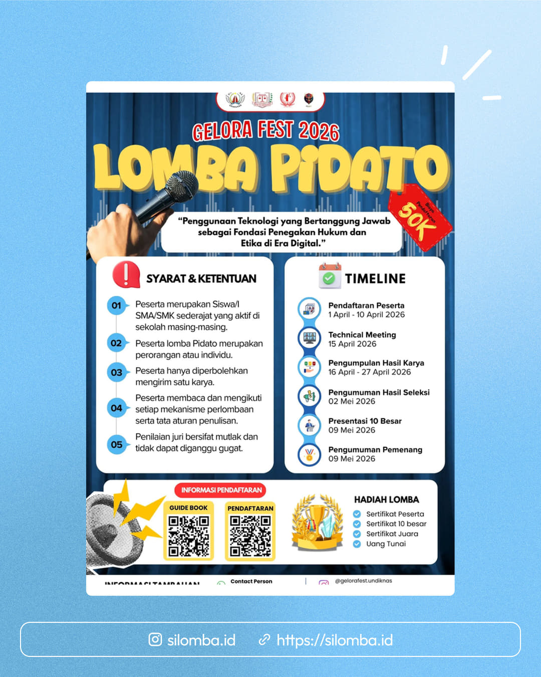 Lomba Pidato - Poster 1