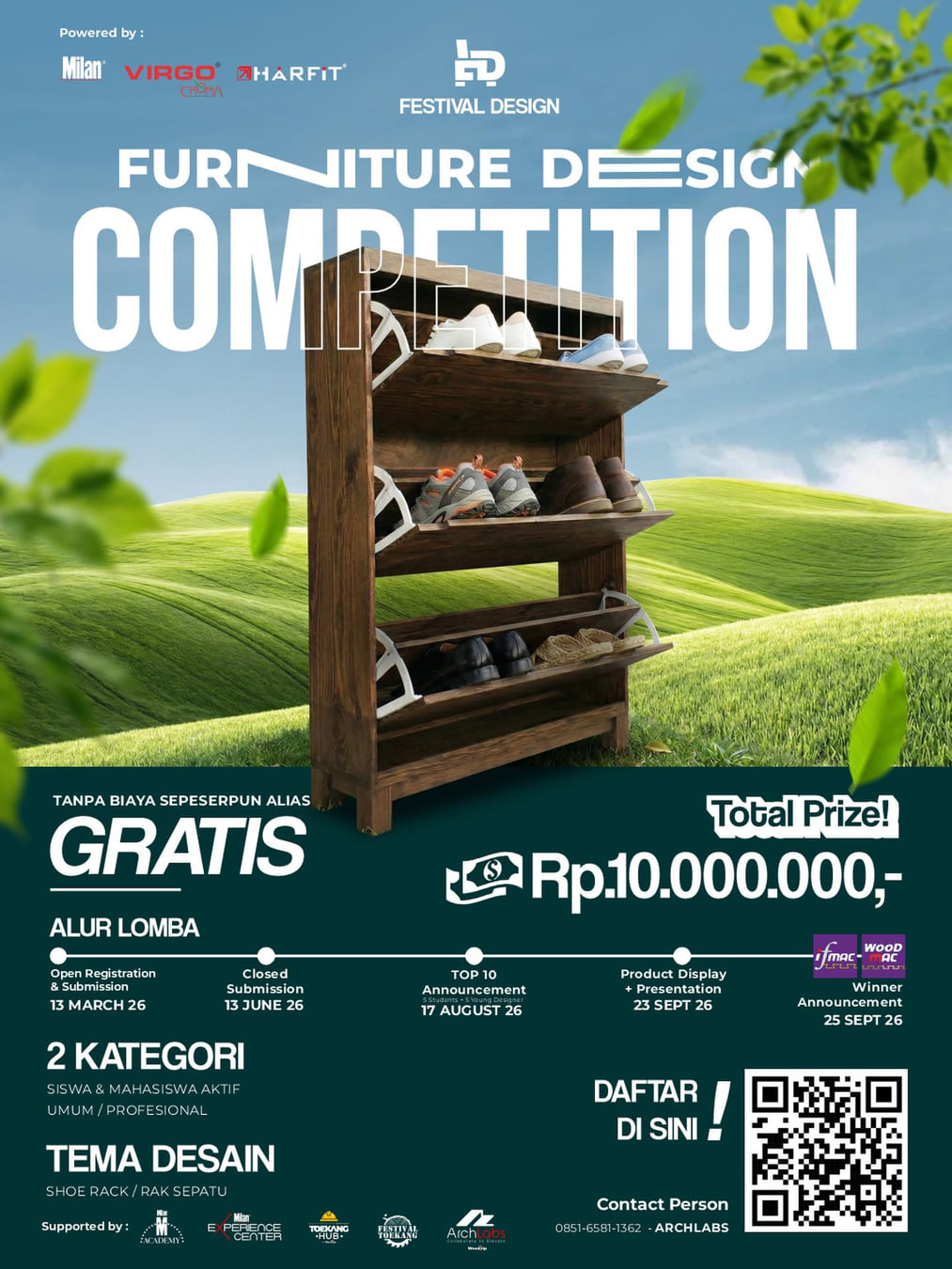 SHOE RACK DESIGN COMPETITION - Poster 2