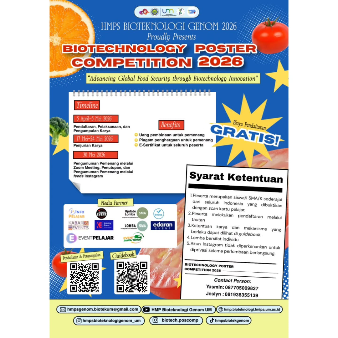 Biotechnology Poster Competition 2026 - Poster 2