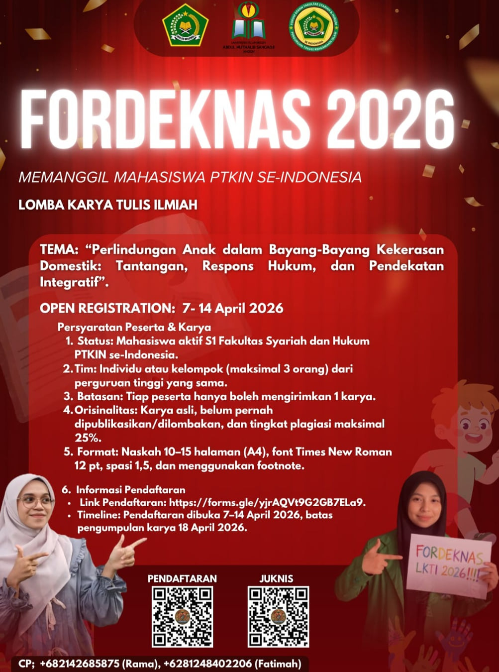 FORDEKNAS 2026 - Lomba Karya Tulis Ilmiah - Poster 2