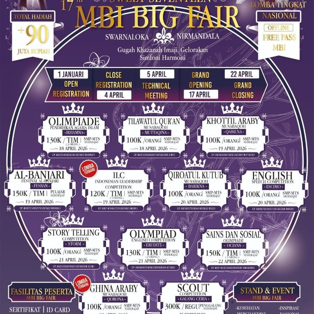 17th MBI BIG FAIR - Poster 2