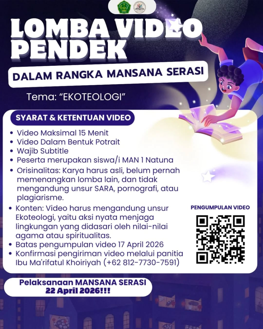 Lomba Video Pendek Ekoteologi - Poster 2