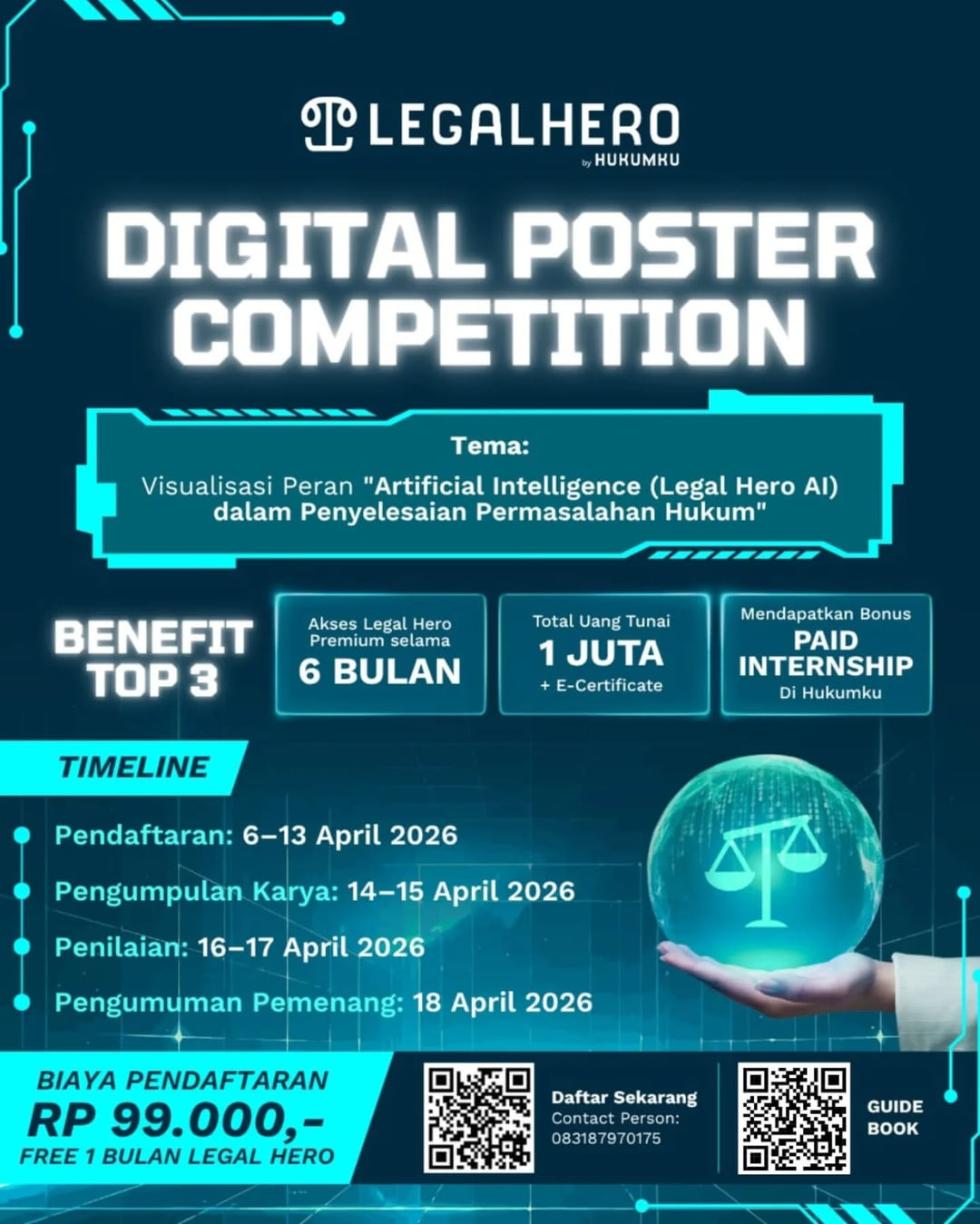 DIGITAL POSTER COMPETITION — LEGAL HERO AI - Poster 2