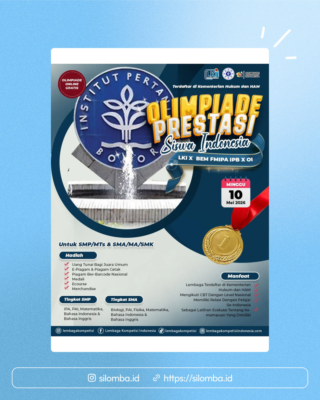 OLIMPIADE PRESTASI SISWA INDONESIA 2026 - Poster 1