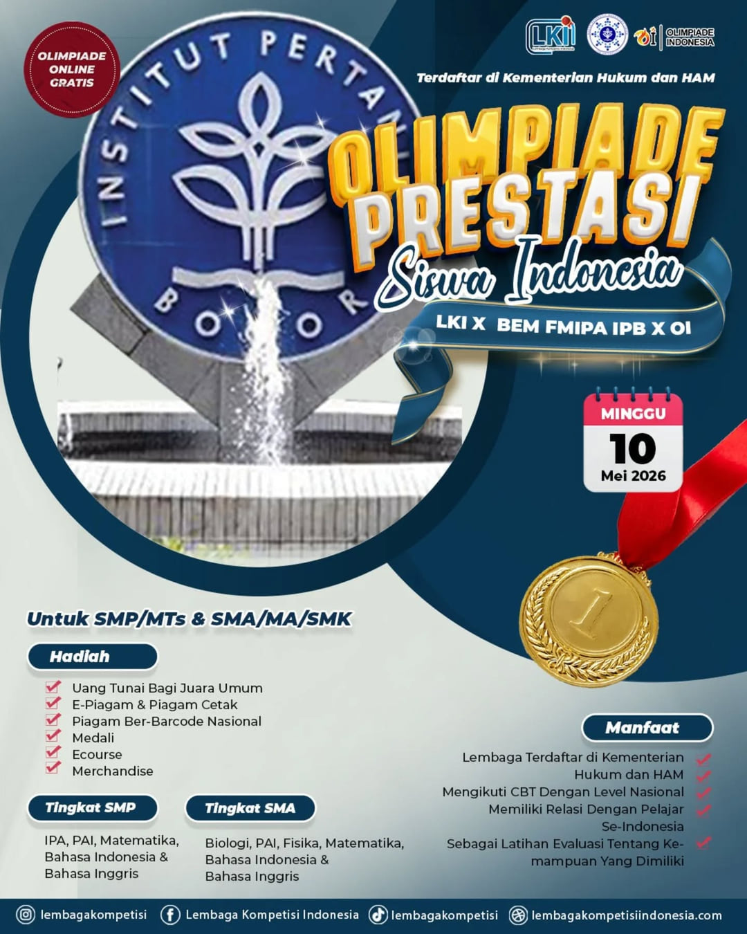 OLIMPIADE PRESTASI SISWA INDONESIA 2026 - Poster 2