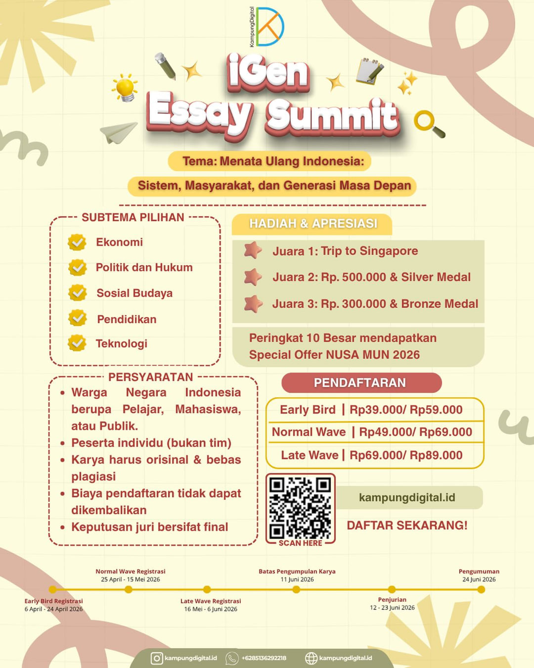 iGen Essay Summit - Poster 2