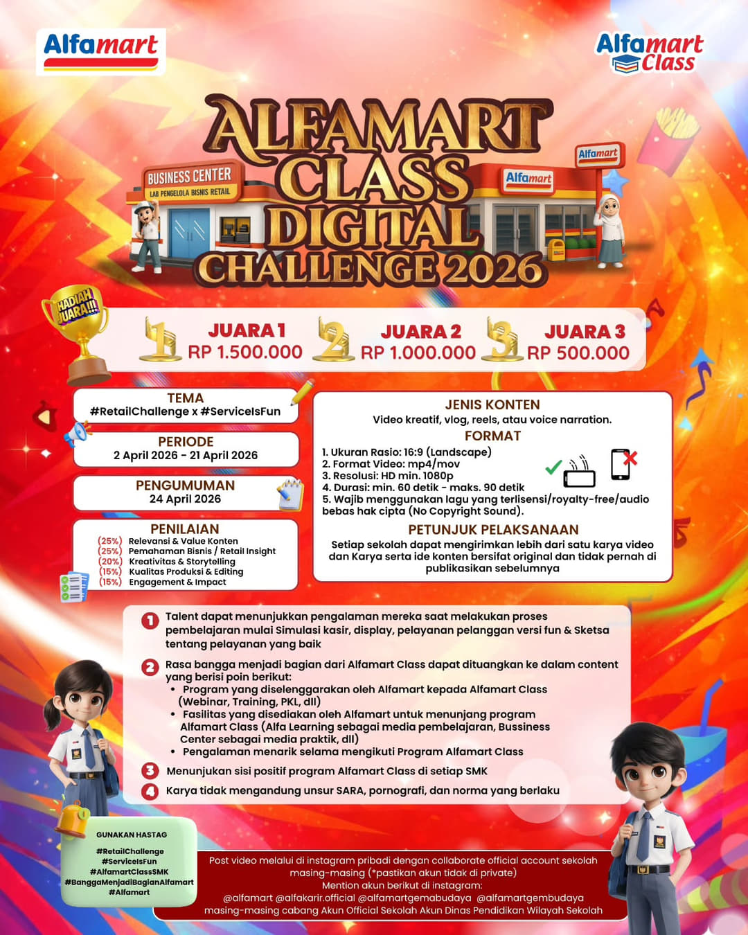 Alfamart Class Digital Challenge 2026 - Poster 2