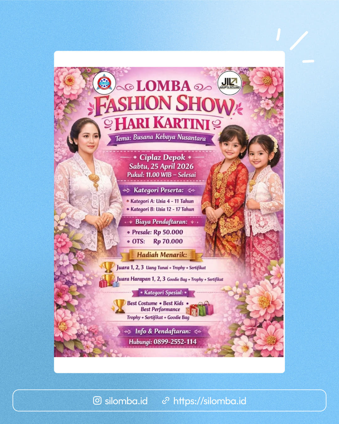Lomba Fashion Show Hari Kartini - Poster 1