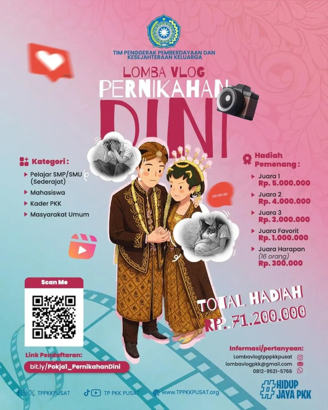 Lomba Vlog Pernikahan Dini - Poster 2