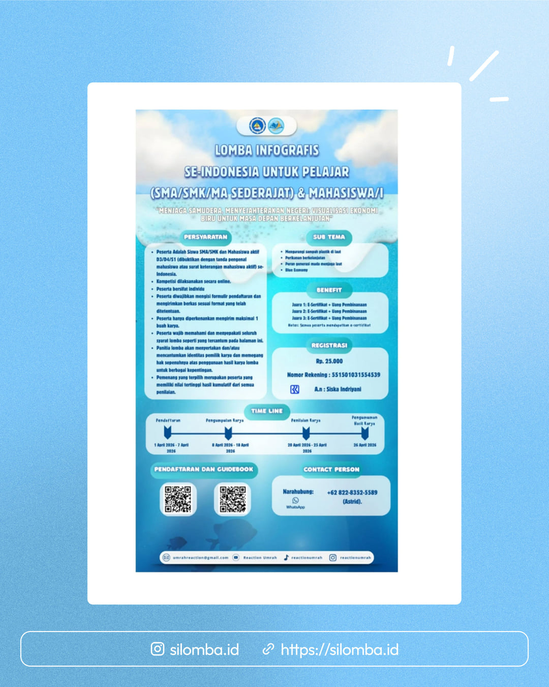 LOMBA INFOGRAFIS SE-INDONESIA - Poster 1