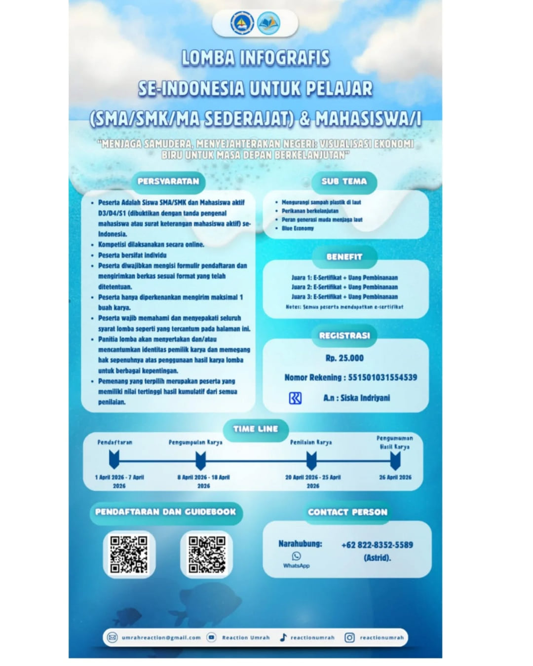 LOMBA INFOGRAFIS SE-INDONESIA - Poster 2