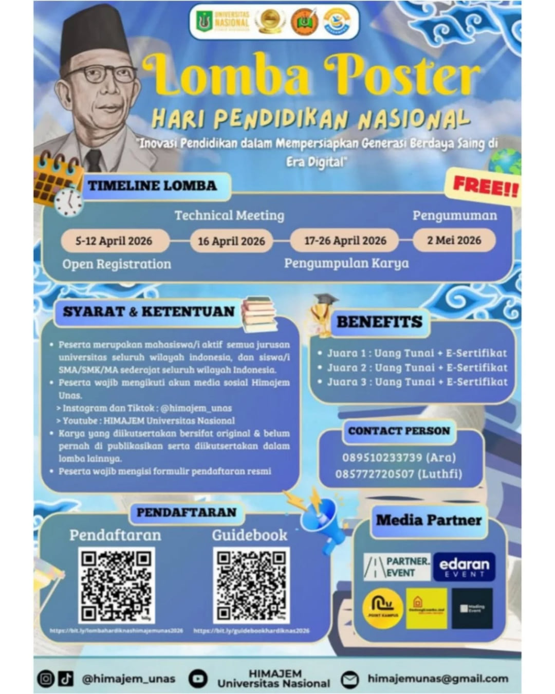 Lomba Poster Hari Pendidikan Nasional 2026 - Poster 2