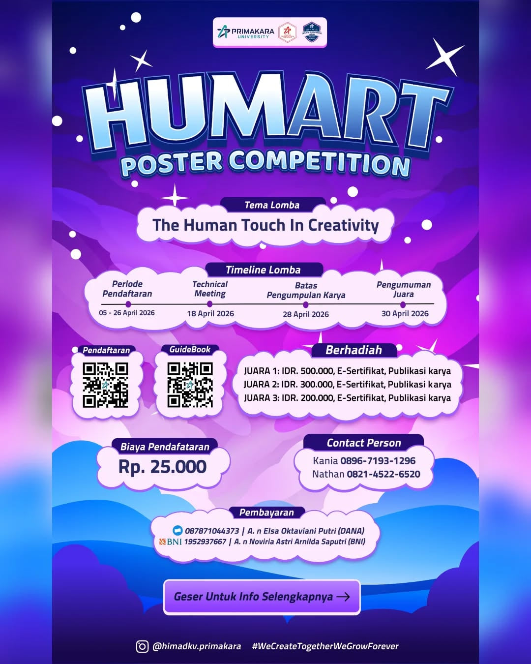 Lomba Poster HUMART 2026 - Poster 2