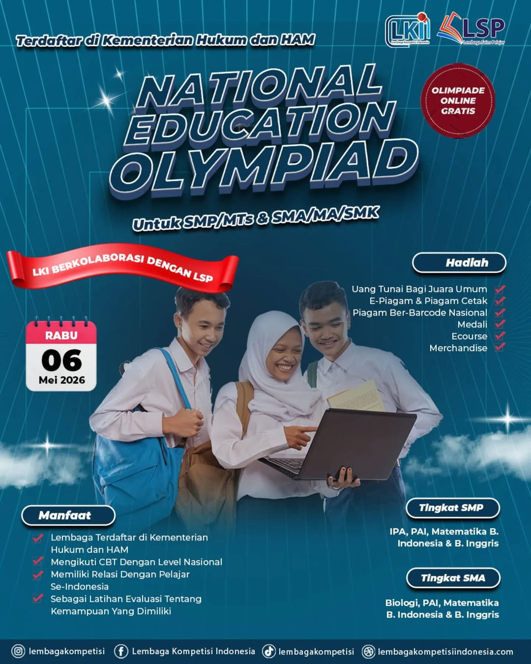 NATIONAL EDUCATION OLYMPIAD 2026 - Poster 2