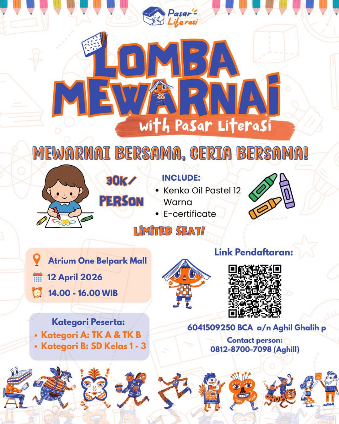 LOMBA MEWARNAI WITH PASAR LITERASI - Poster 2