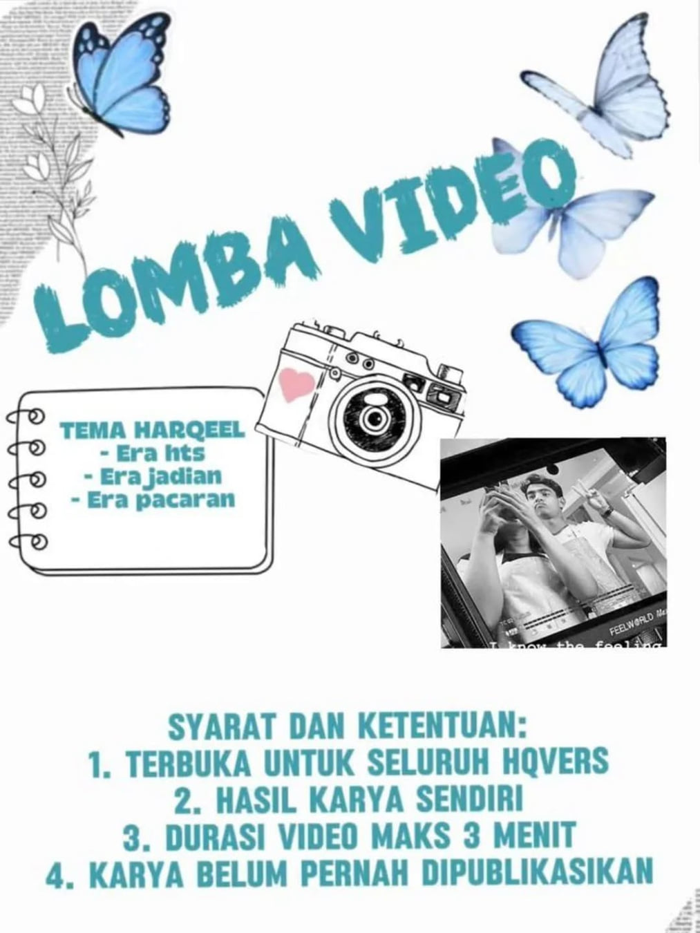 Lomba Video Harqeelsunshine - Poster 2
