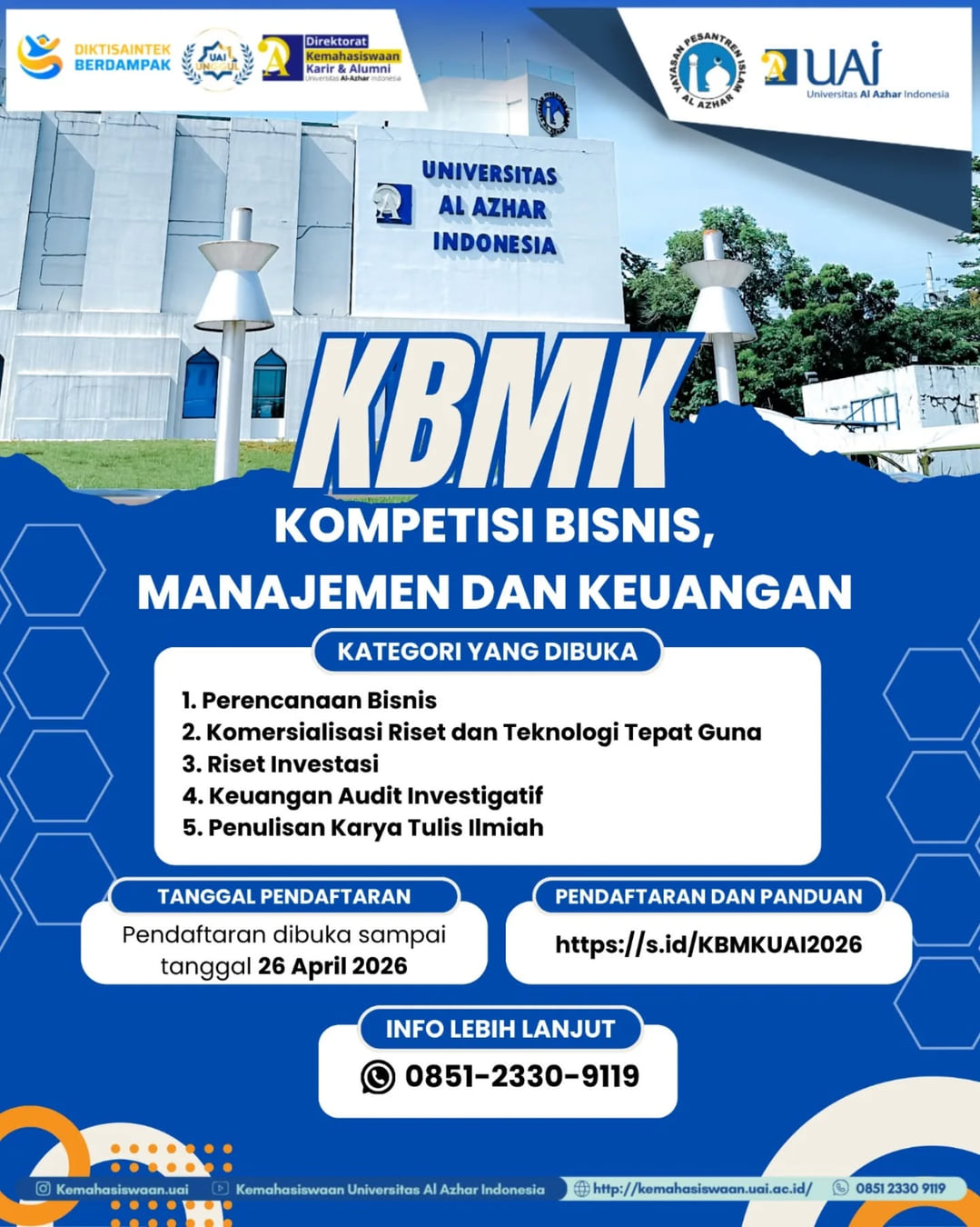 Kompetisi Bisnis, Manajemen, dan Keuangan (KBMK) 2026 - Poster 2