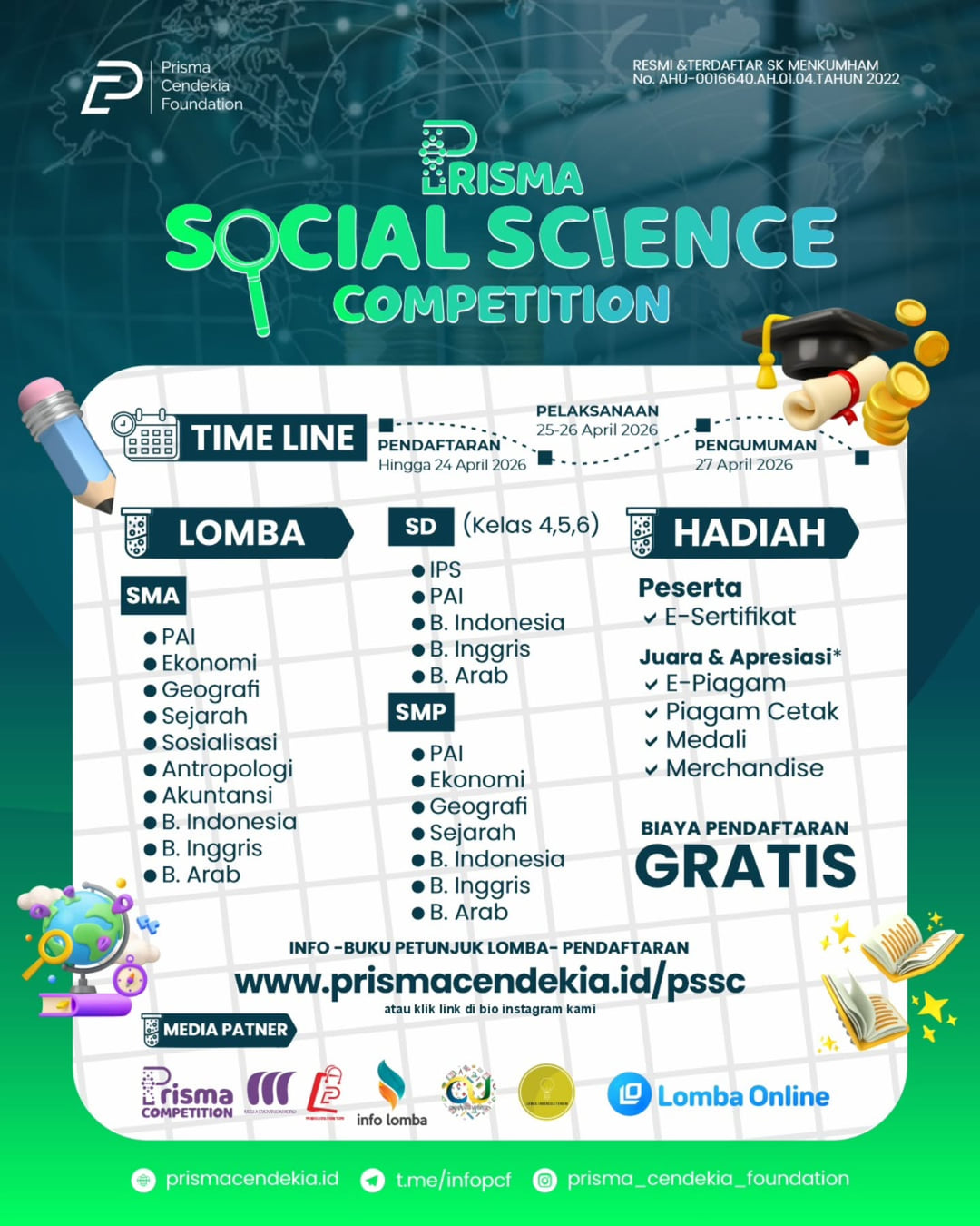 PRISMA SOCIAL SCIENCE COMPETITION 2026 - Poster 2