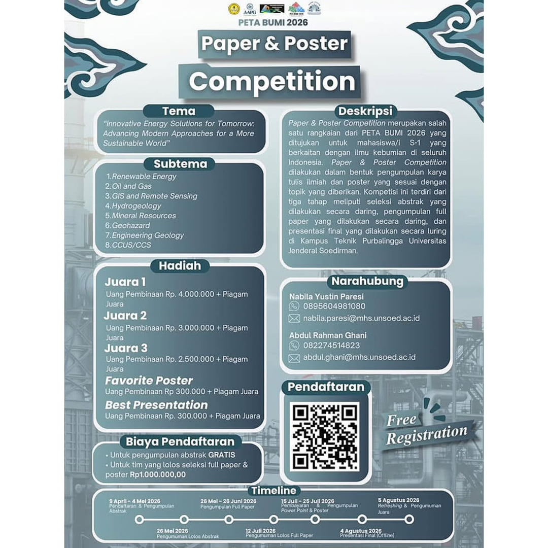 Paper & Poster Competition PETA BUMI 2026 - Poster 2