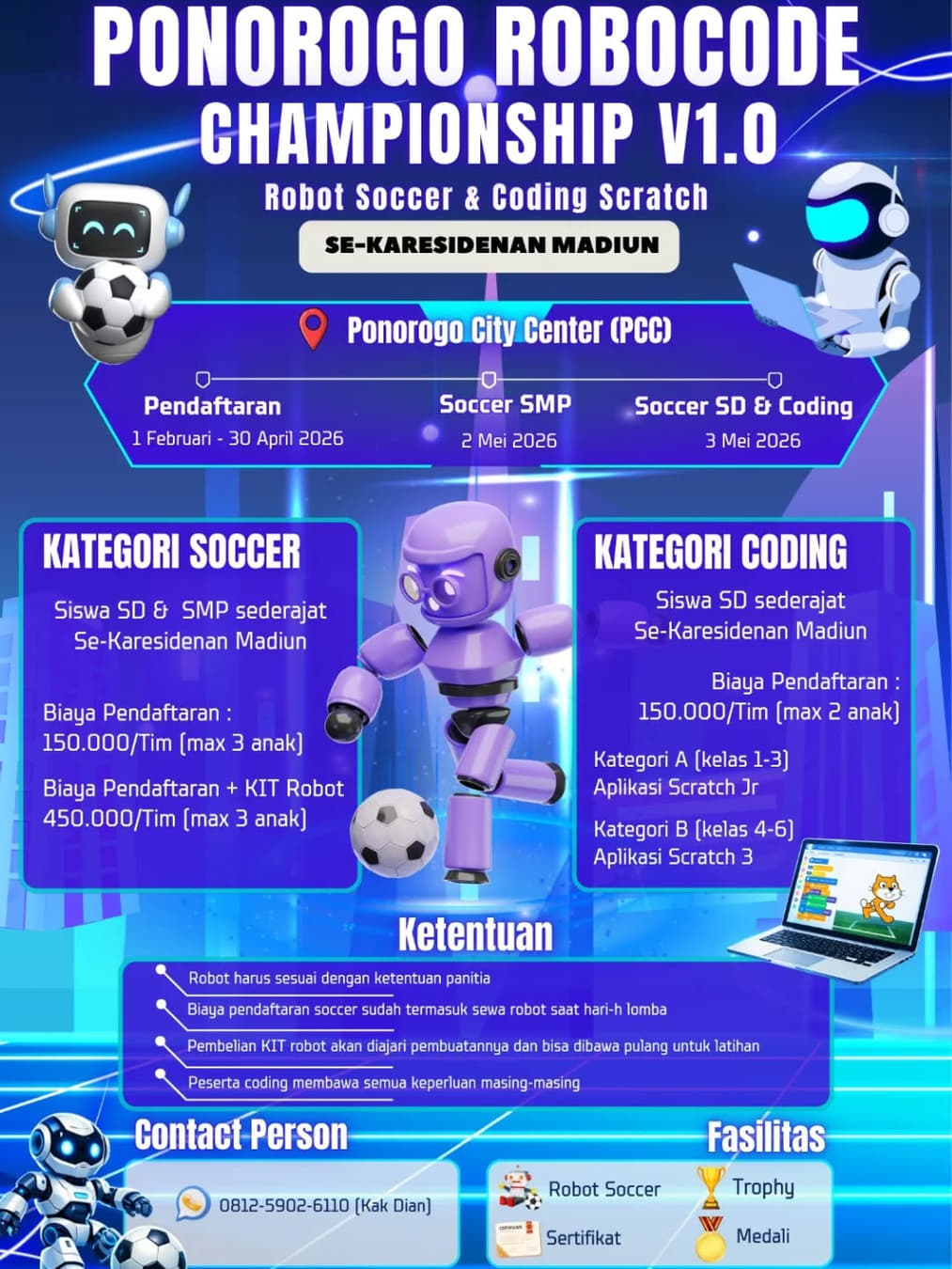 PONOROGO ROBOCODE CHAMPIONSHIP V1.0 - Poster 2