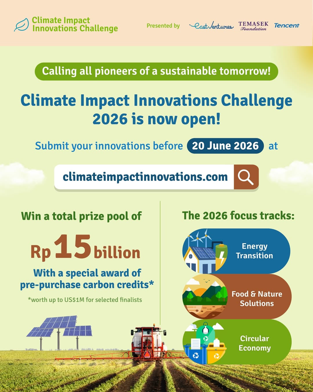 Climate Impact Innovations Challenge (CIIC) 2026 - Poster 2