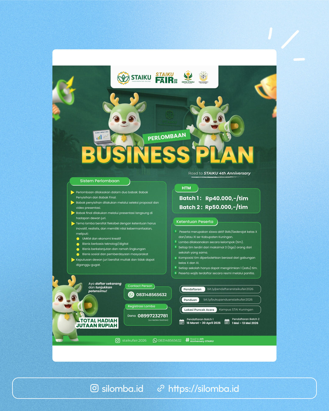 Lomba Business Plan - STAIKU FAIR 2026 - Poster 1