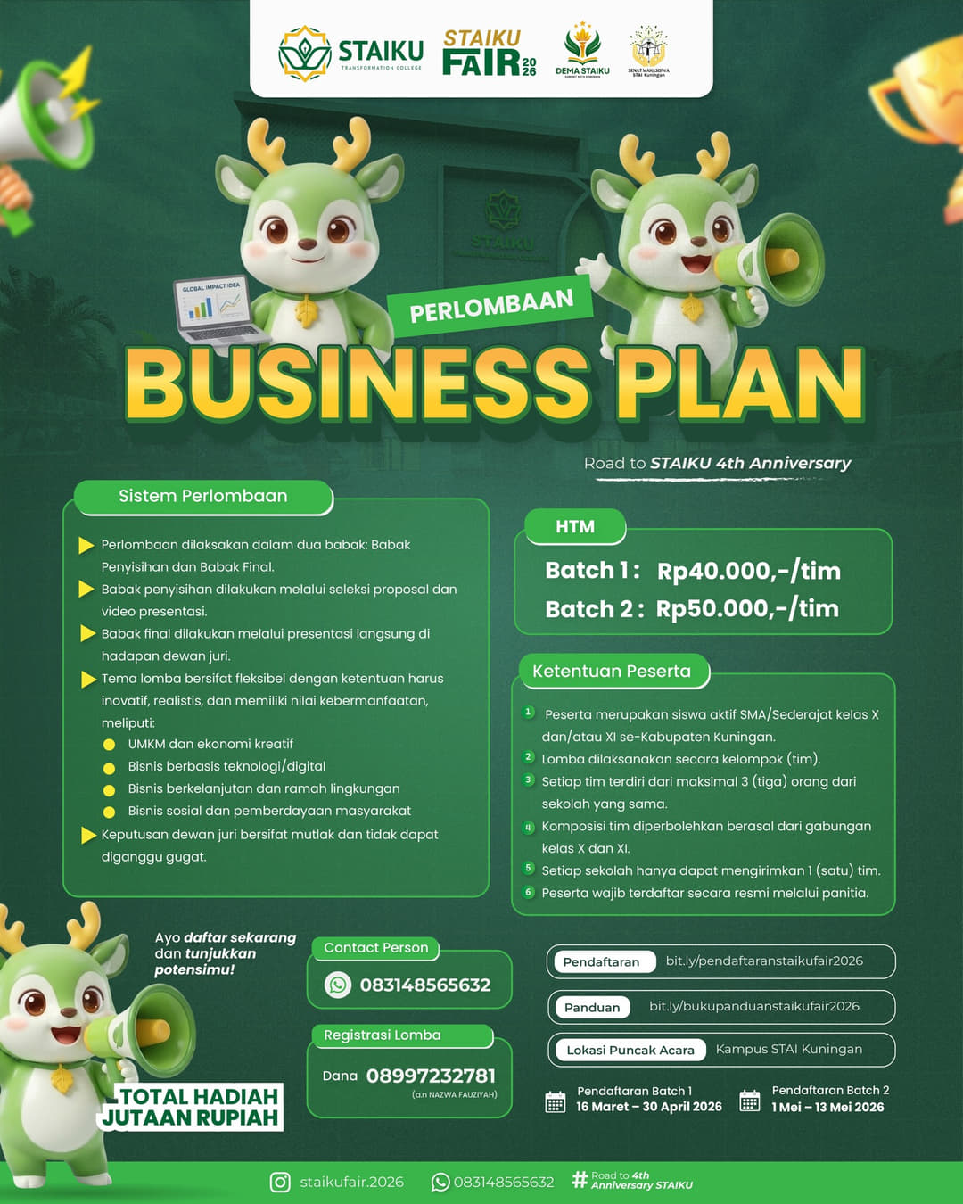 Lomba Business Plan - STAIKU FAIR 2026 - Poster 2
