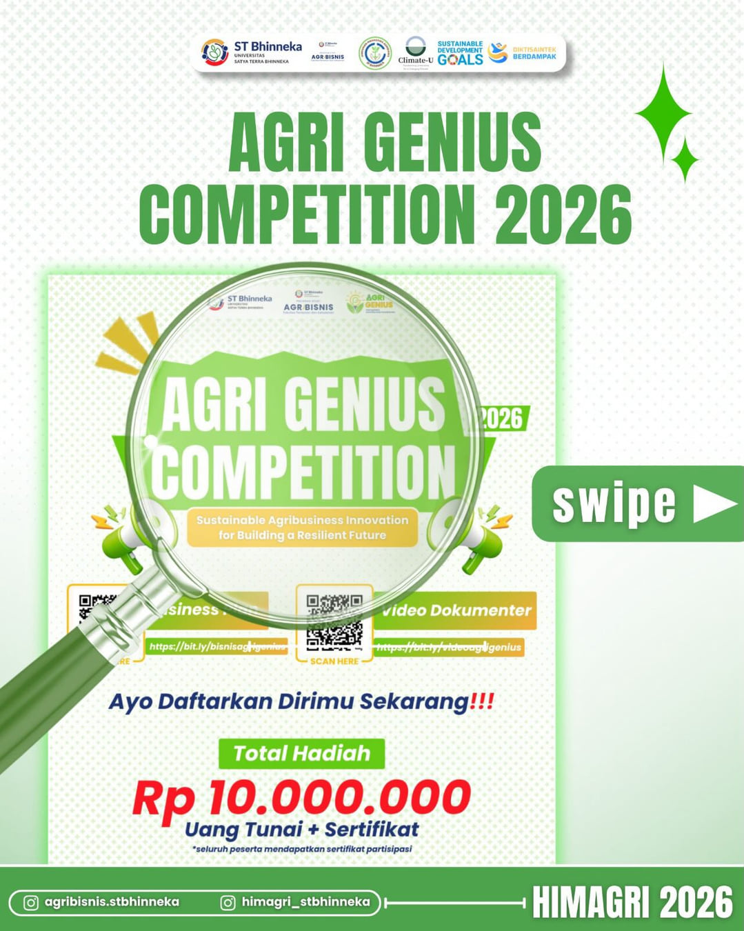 Agri Genius Competition 2026 - Poster 2