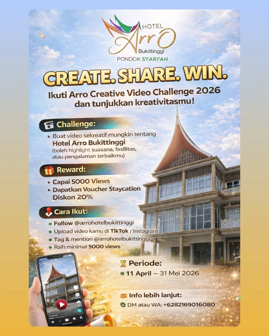 Arro Creative Video Challenge 2026 - Poster 2