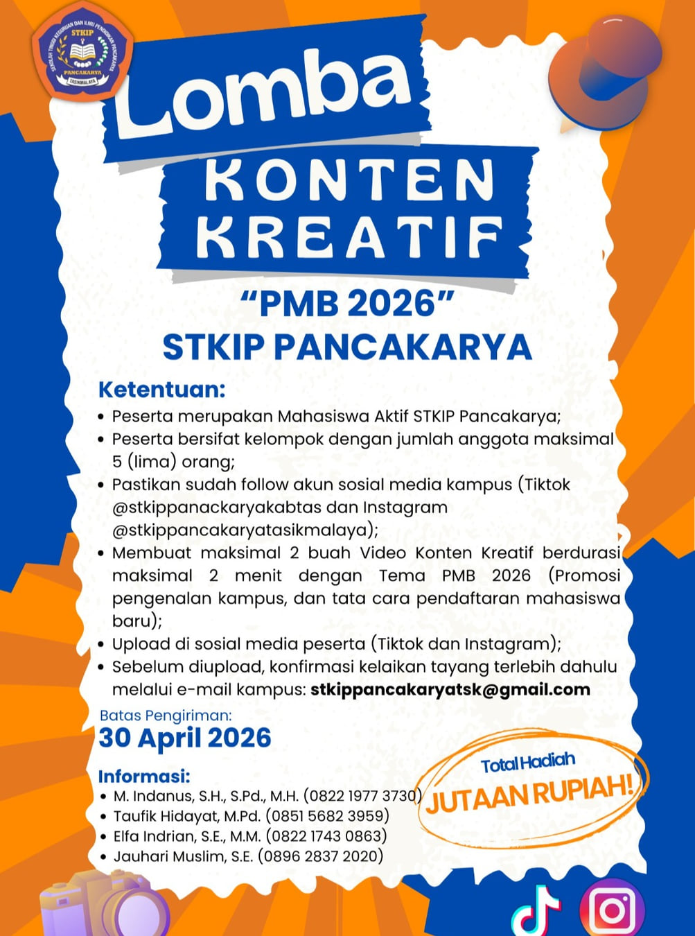 Lomba Konten Kreatif "PMB 2026" - Poster 2