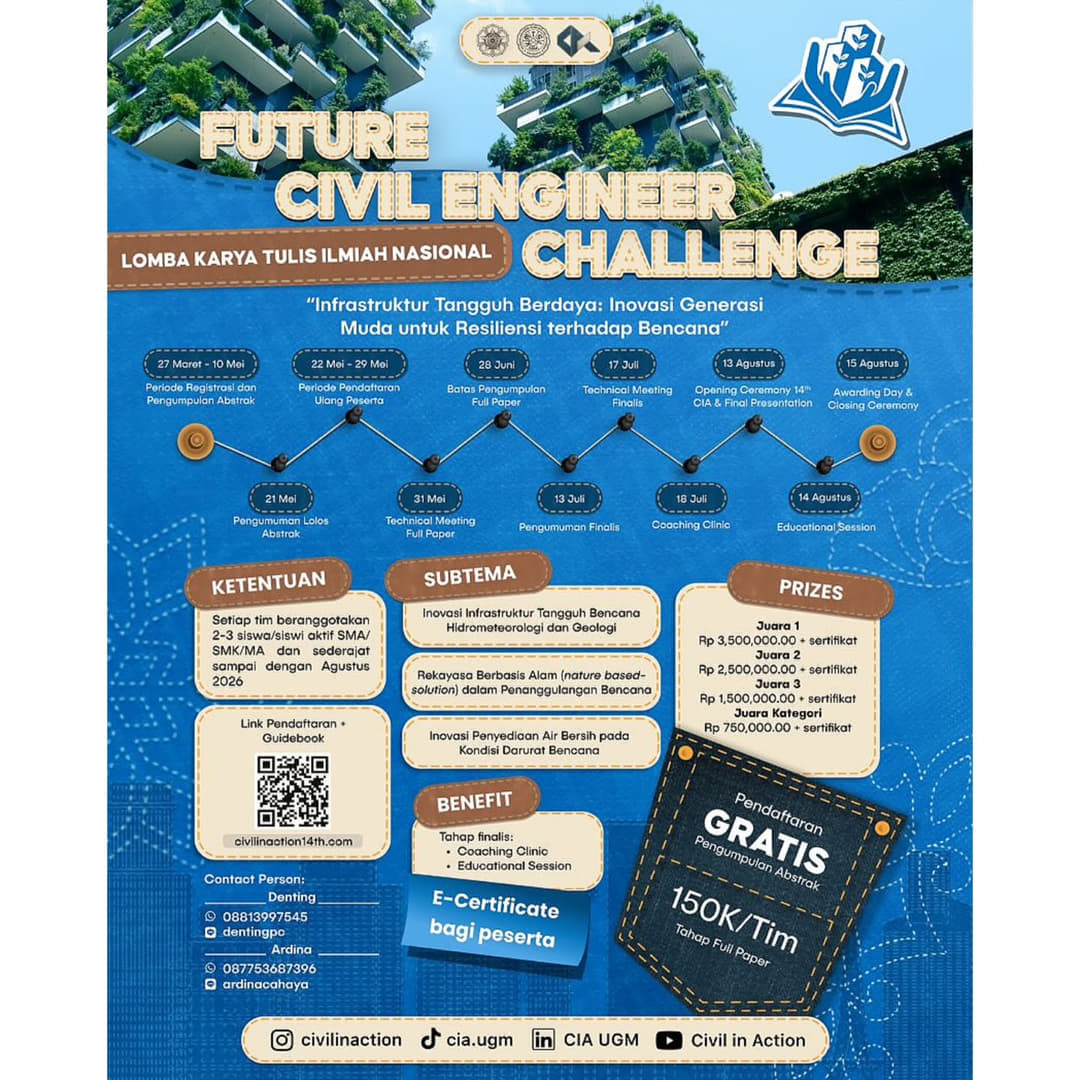 Future Civil Engineer Challenge 2026 - Poster 2