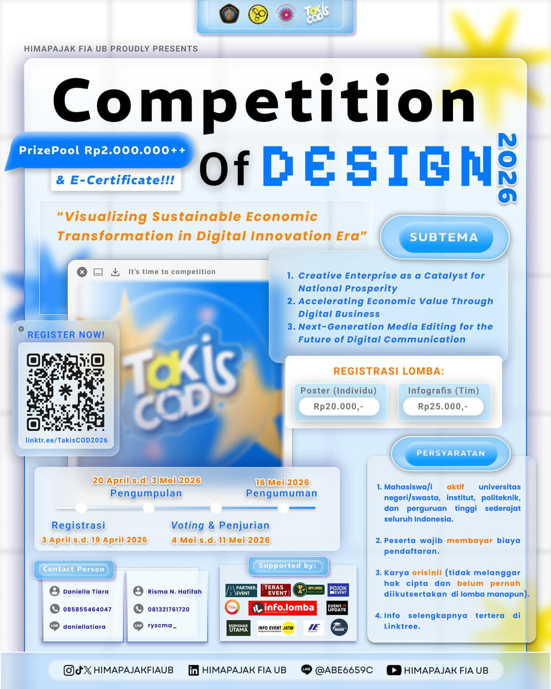 Competition of Design 2026 - Poster 2