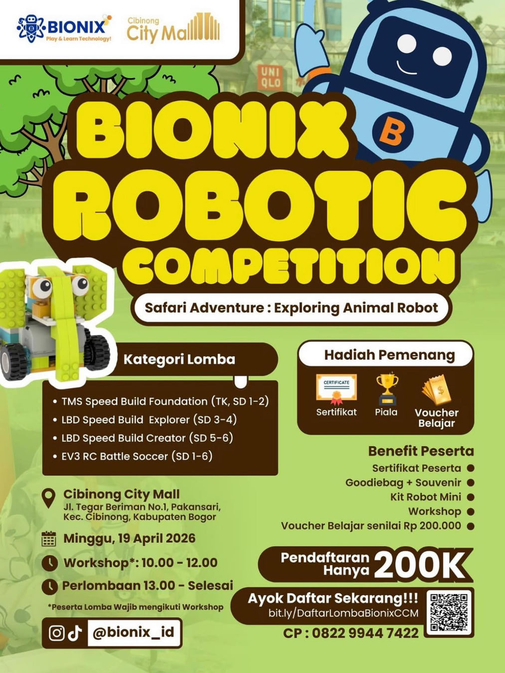 BIONIX ROBOTIC COMPETITION 2026 – SAFARI ADVENTURE: EXPLORING ANIMAL ROBOT - Poster 2