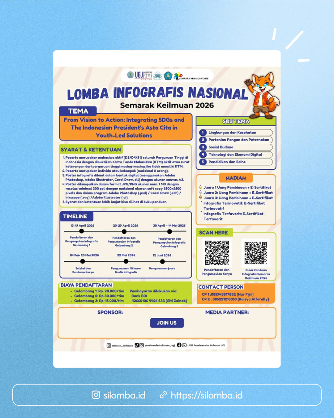 Lomba Infografis Nasional Semarak Keilmuan 2026 - Poster 1