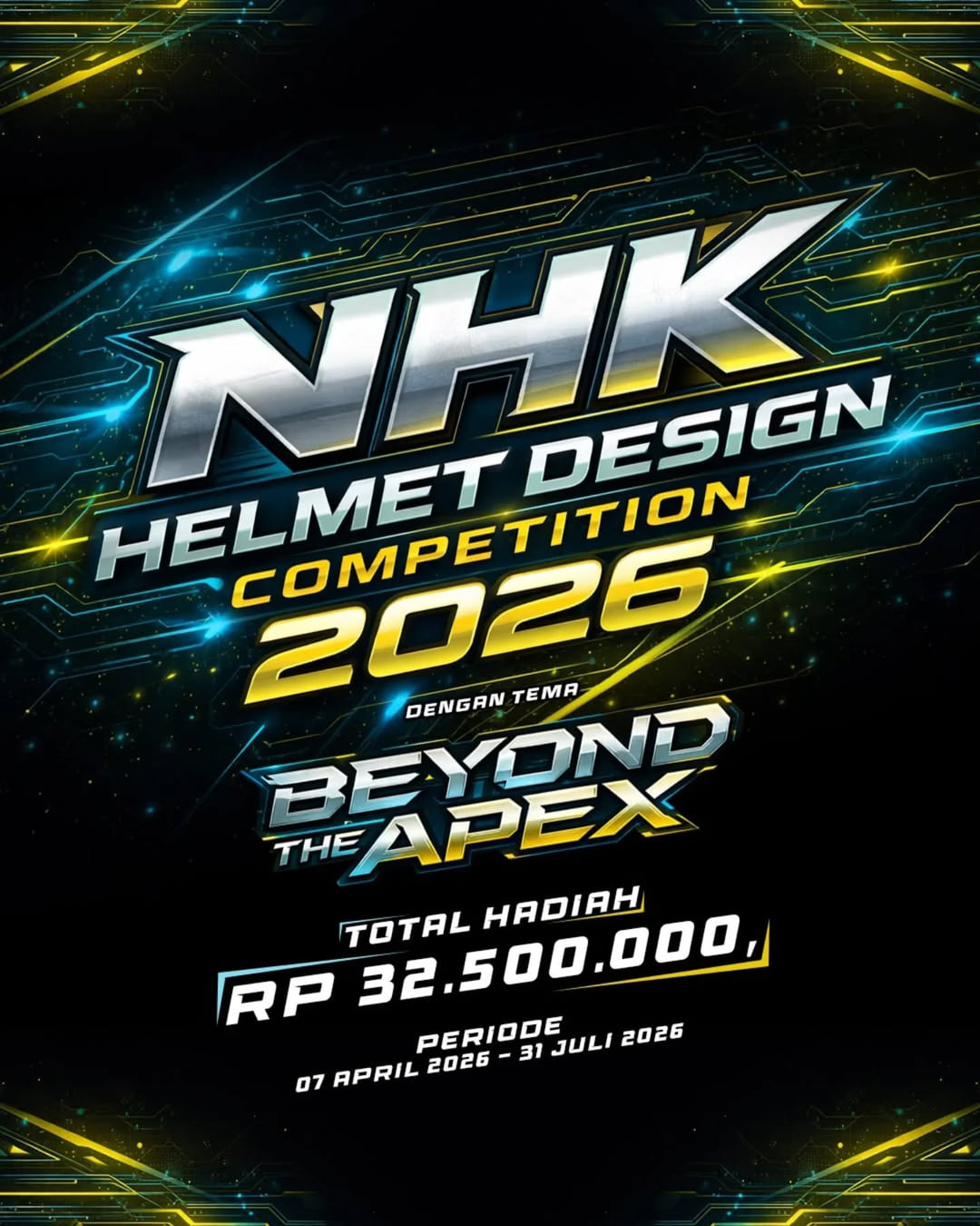 NHK HELMET DESIGN COMPETITION 2026 - Poster 2