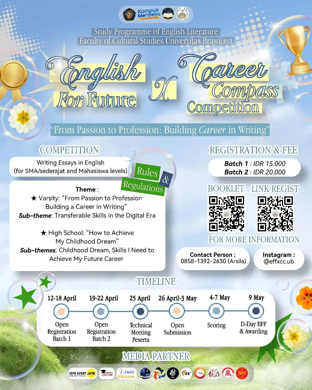 English For Future X Career Compass Competition 2026 - Poster 2