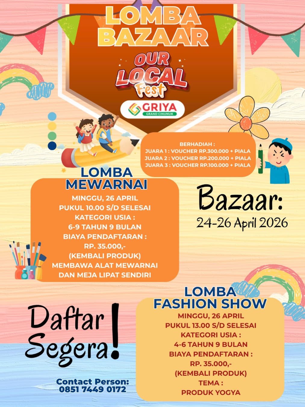 Lomba Bazaar Our Local Fest Griya Grand Cinunuk - Poster 2