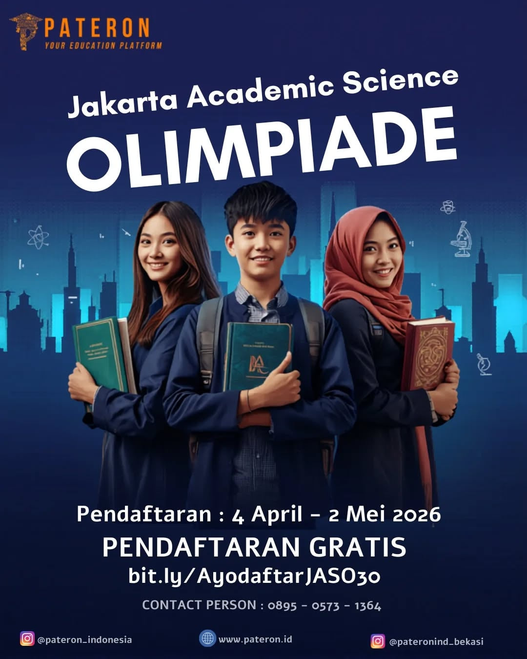 Jakarta Academic Science Olympiade (JASO 2026) - Poster 2