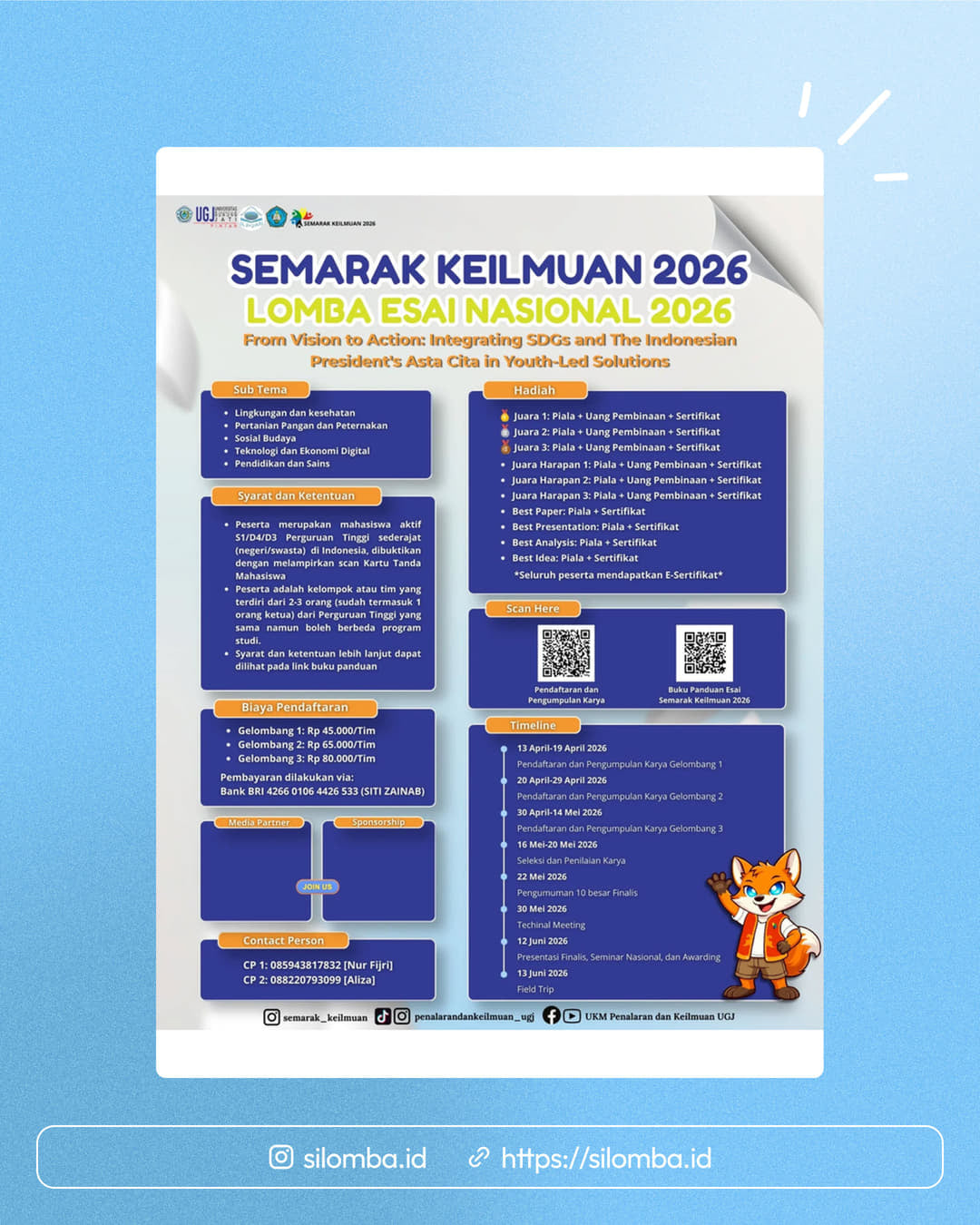 Lomba Esai Nasional Semarak Keilmuan 2026 - Poster 1