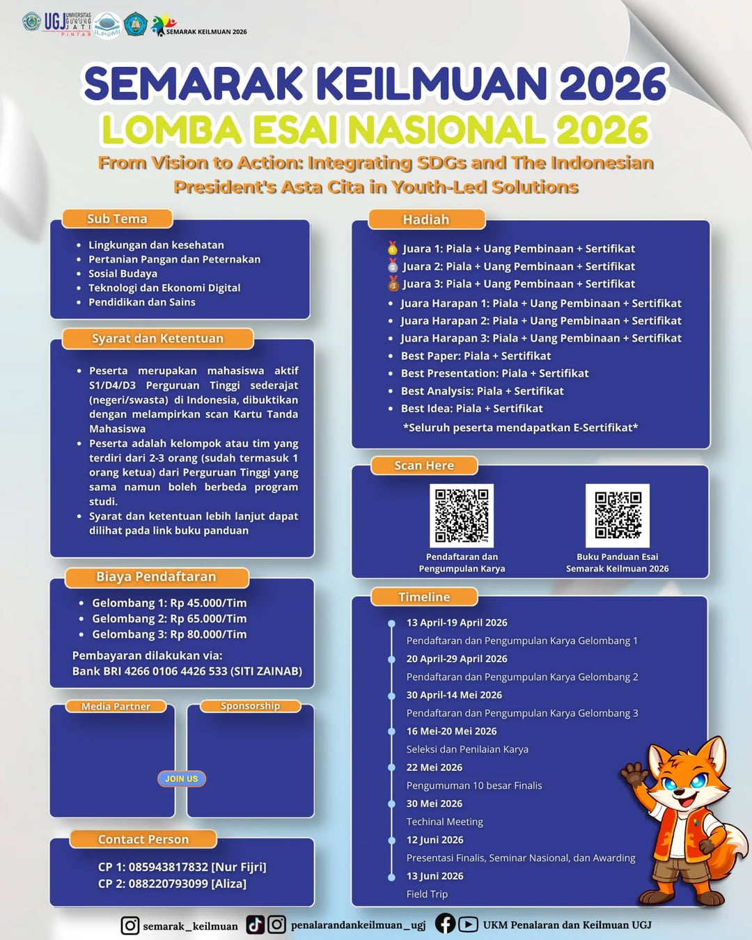Lomba Esai Nasional Semarak Keilmuan 2026 - Poster 2