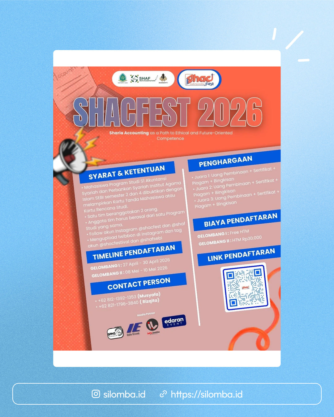 SHACFEST 2026 (Sharia Accounting Festival) - Poster 1