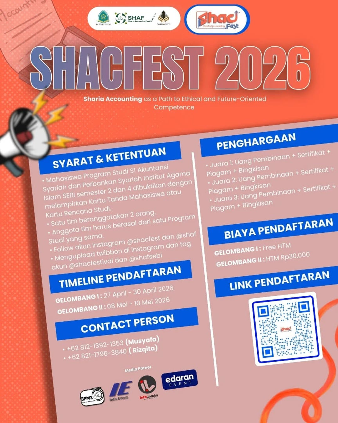 SHACFEST 2026 (Sharia Accounting Festival) - Poster 2