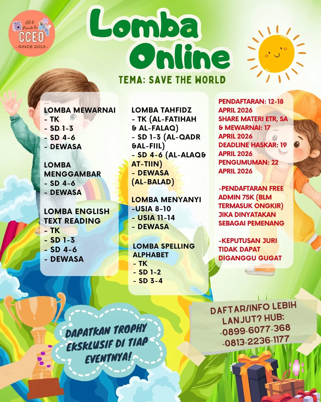 Lomba Online CCEO - Poster 2