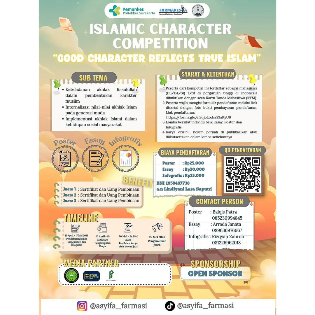 National Islamic Character Competition 2026 - Poster 2