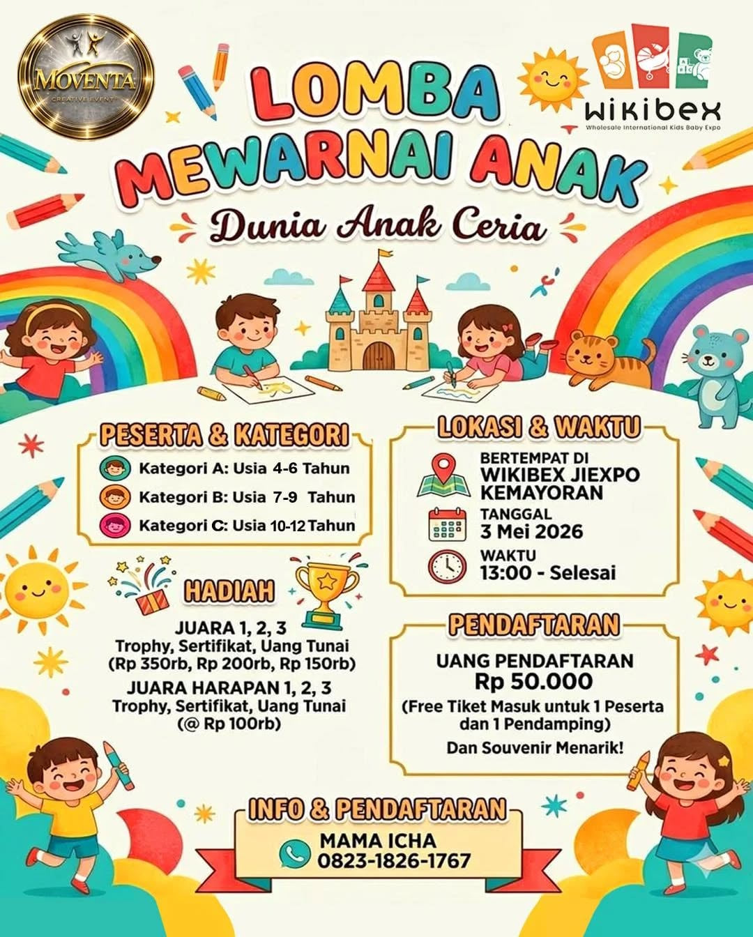 Lomba Mewarnai Wikibex - Poster 2