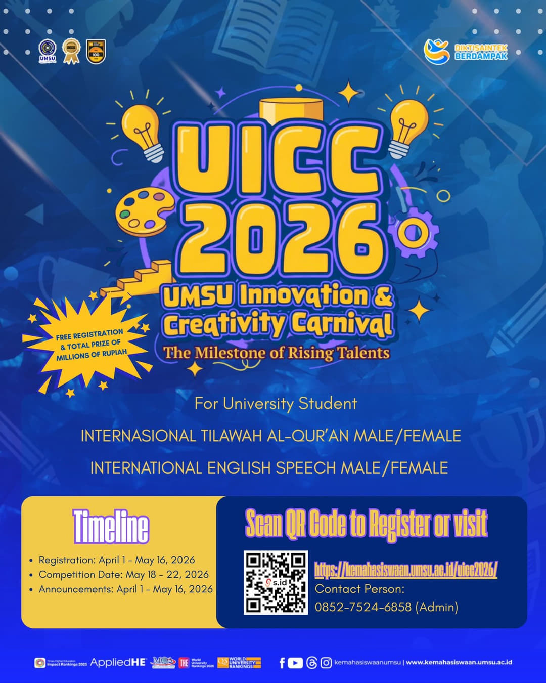 UMSU Innovation & Creativity Carnival 2026 (UICC 2026) - Poster 2