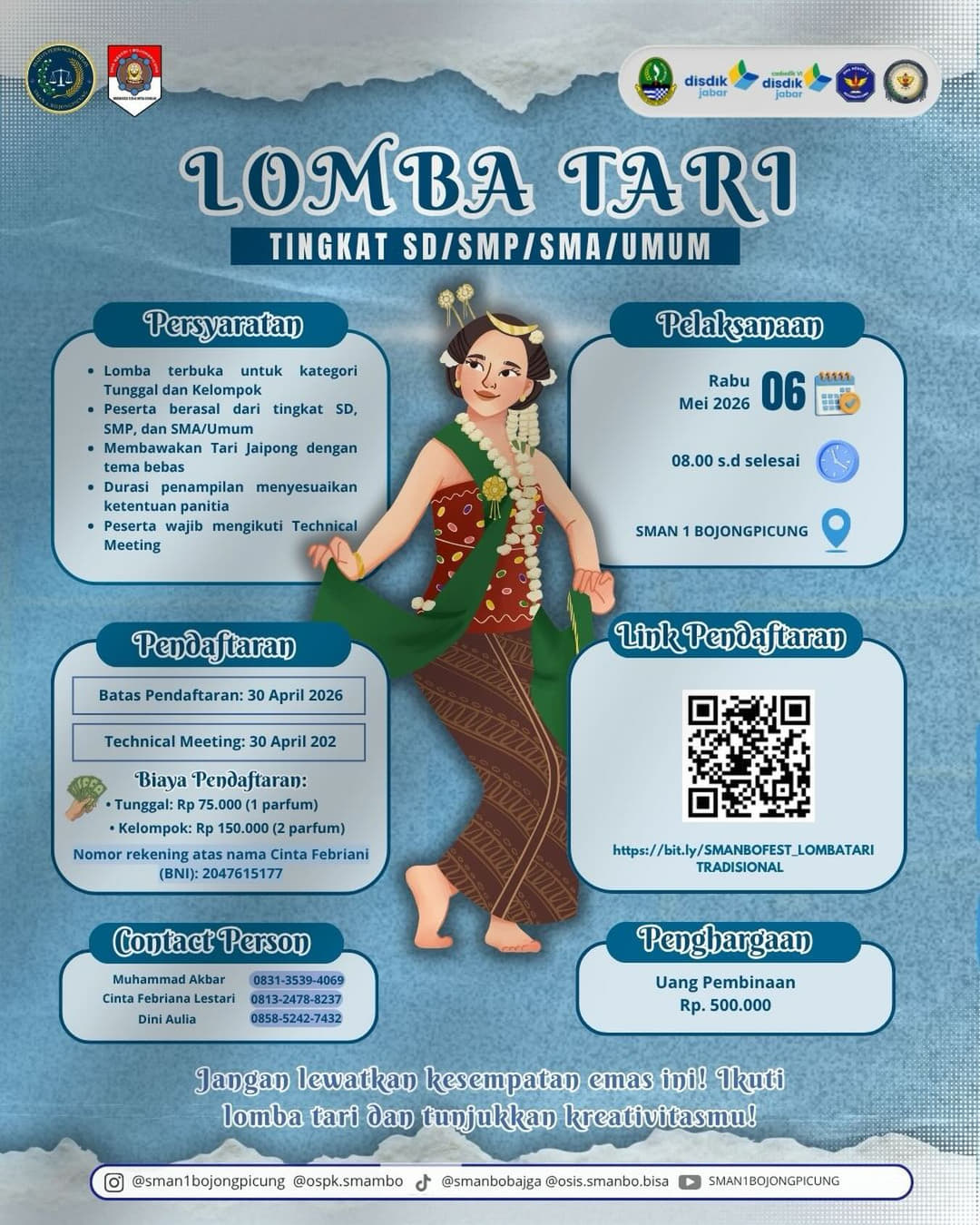 Lomba Tari SMAN 1 Bojongpicung - Poster 2