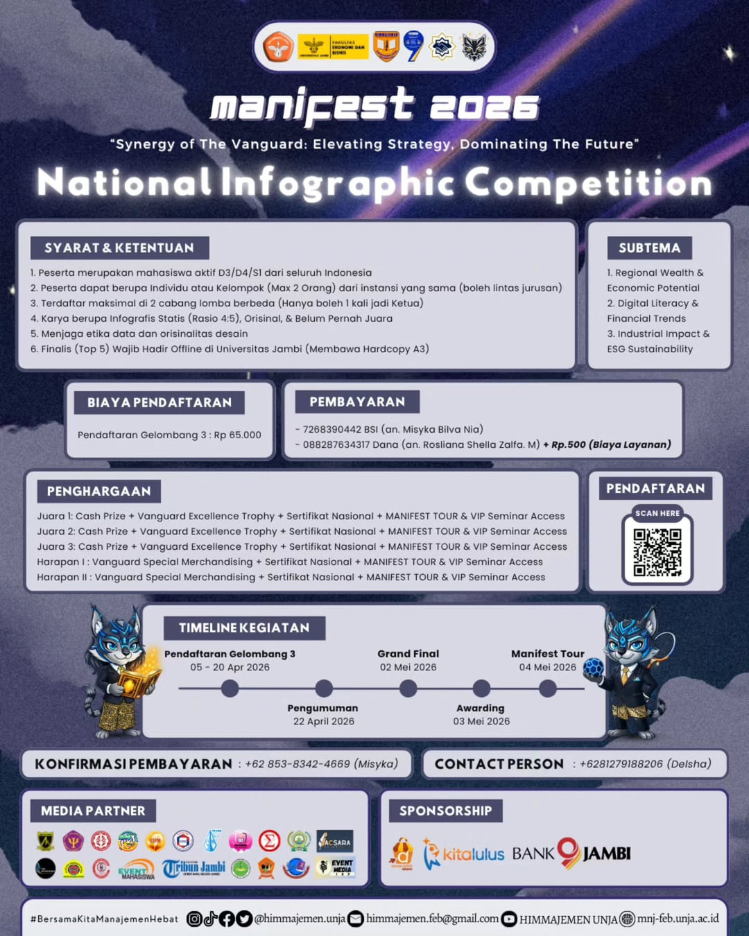 National Infographic Competition - MANIFEST 2026 - Poster 2